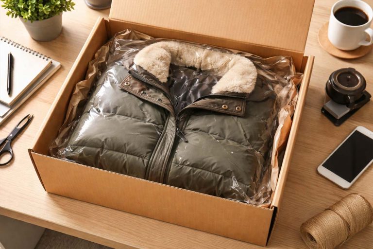 Kurtka, ubrania, odzież wysyłka kurierem