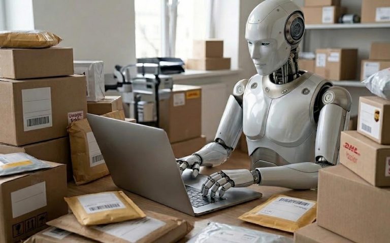 Sztuczna inteligencja - zamówienie kuriera